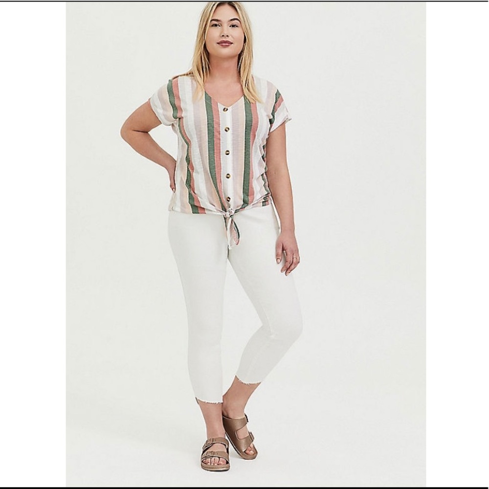 Front Tie Blouse